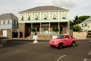Nevis Tourism Authority offices housed at the A. L. Evelyn Building on Main Street in Charlestown (file photo)